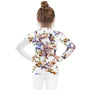 Kids Rash Guard UV Protect The Sea White
