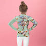 Kids Rash Guard UV Protect The Ocean Olive