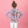 Kids Rash Guard UV Protect The Ocean Violet