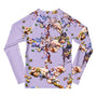 Kids Rash Guard UV Protect The Ocean Violet