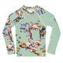 Kids Rash Guard UV Protect The Ocean Olive