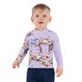 Kids Rash Guard UV Protect The Ocean Violet