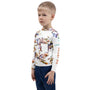 Kids Rash Guard UV Protect The Sea White