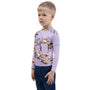 Kids Rash Guard UV Protect The Ocean Violet