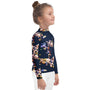 Kids Rash Guard UV Protect The Ocean Navy blue