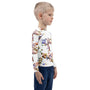 Kids Rash Guard UV Protect The Sea White