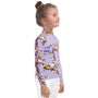 Kids Rash Guard UV Protect The Ocean Violet